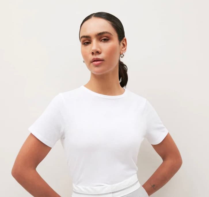White Cotton T-shirt