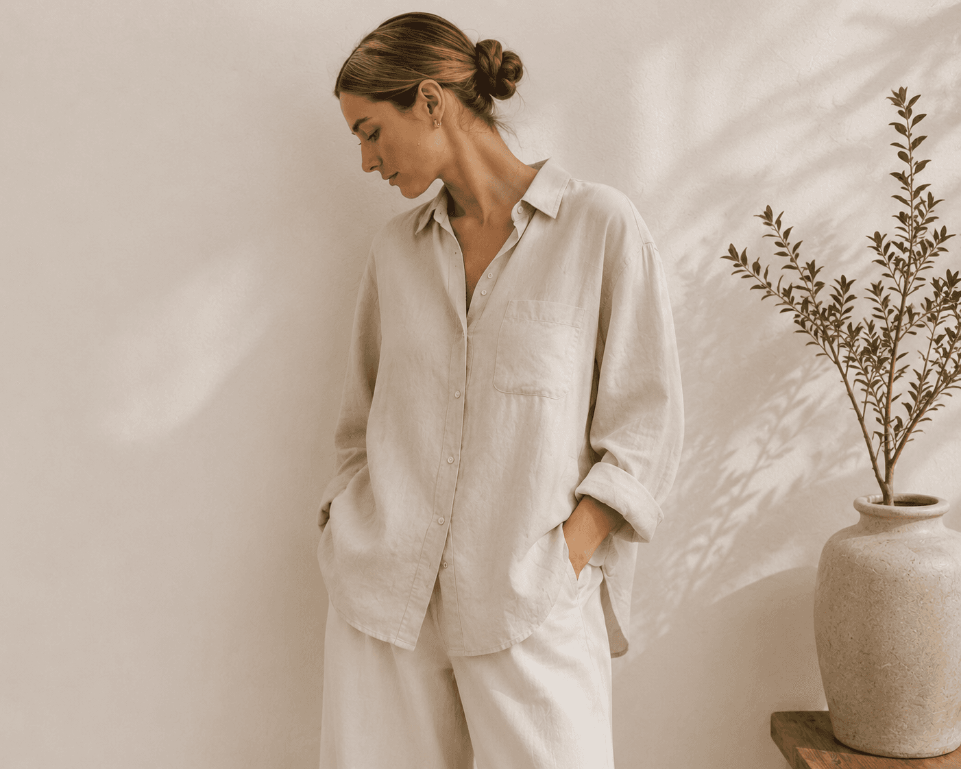 Oversized Linen Shirt