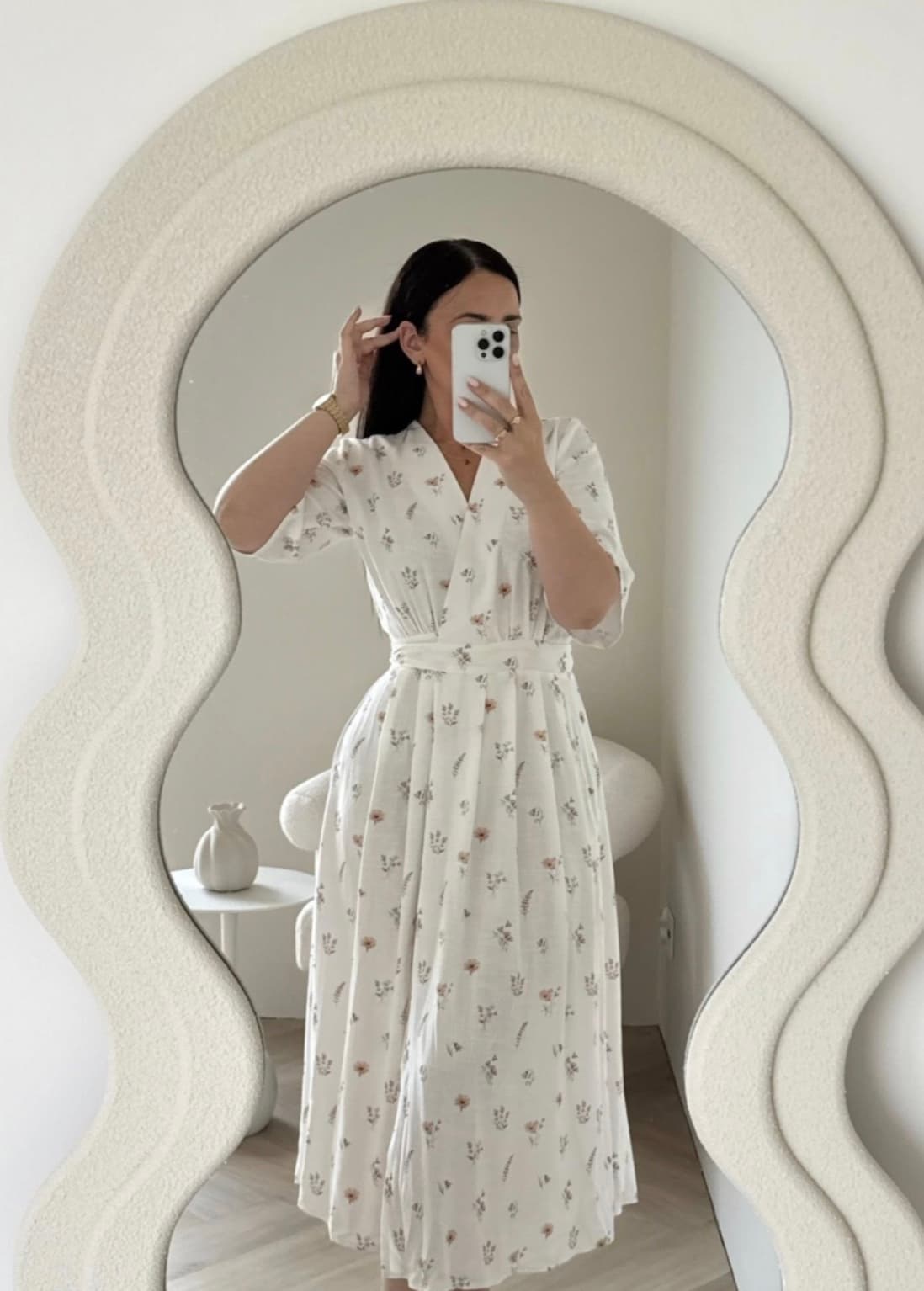 SOFIA BLOOM floral wrap dress