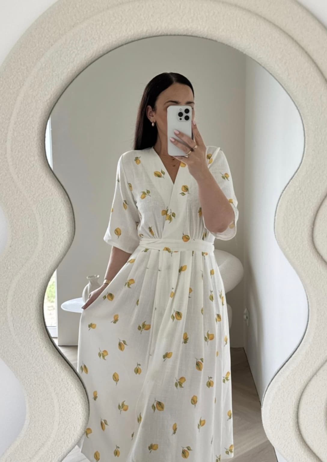 SOFIA LEMON wrap dress